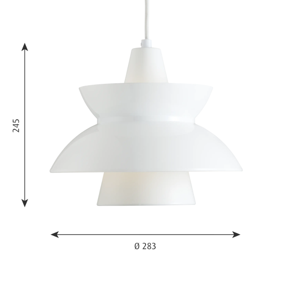 Doo-Wop Pendant dimensions