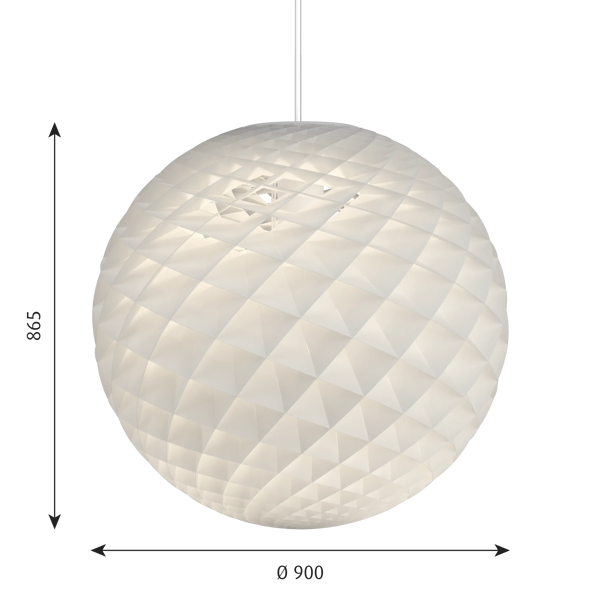 Patera Pendant dimensions