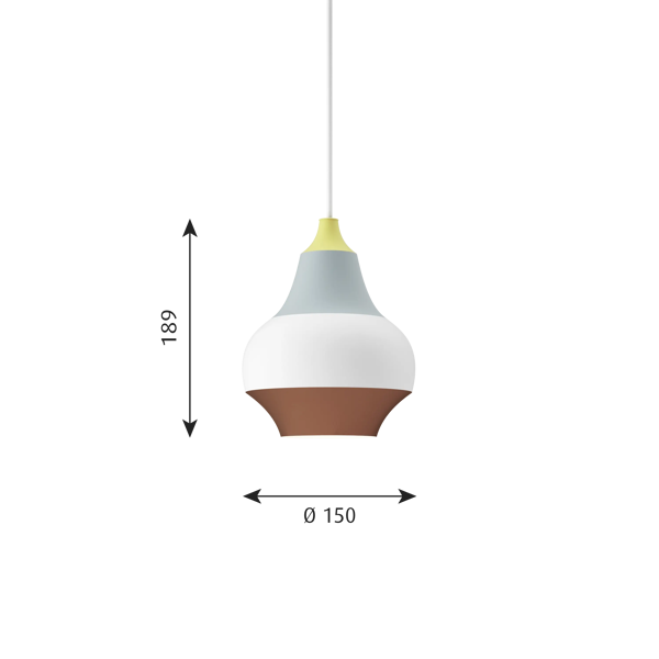 Cirque Pendant Yellow top | Clara von Zweigbergk | Louis Poulsen