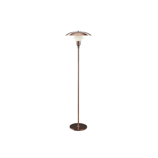 PH 3½-2½ Kobber Gulvlampe
