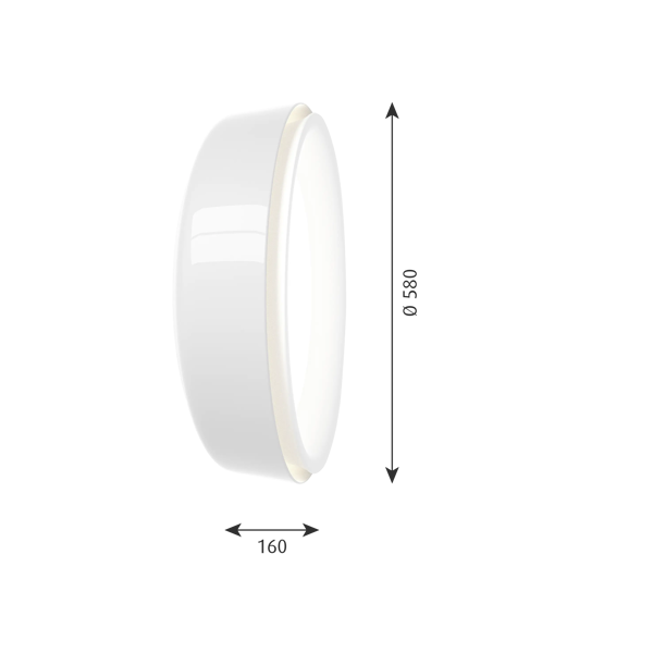 LP Grand Wall Lamp dimensions