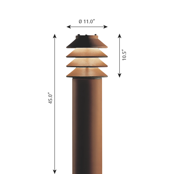 Bysted Bollard dimensions