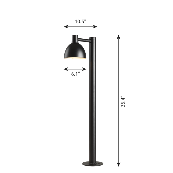 Toldbod 155 Bollard dimensions