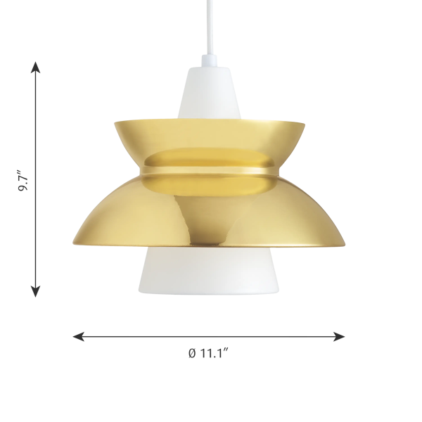 Doo-Wop Pendant dimensions