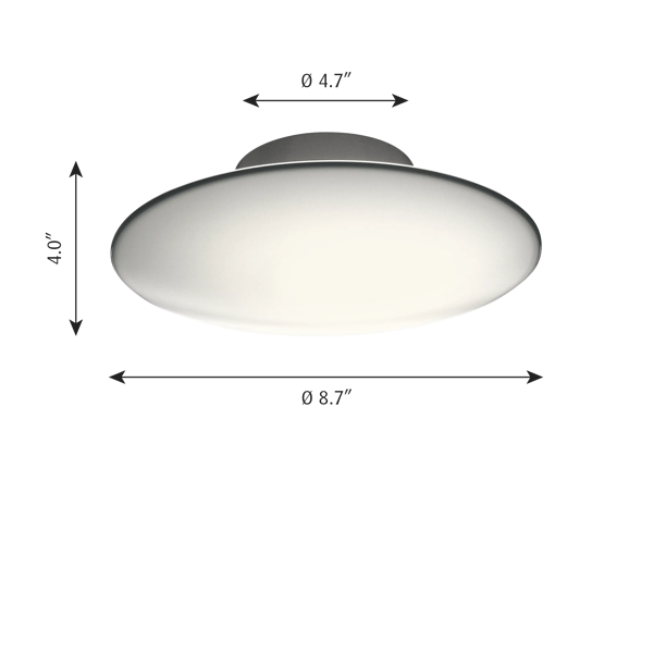 AJ Eklipta Ceiling Lamp dimensions
