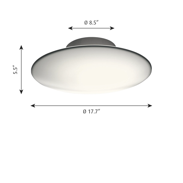 AJ Eklipta Wall Lamp dimensions