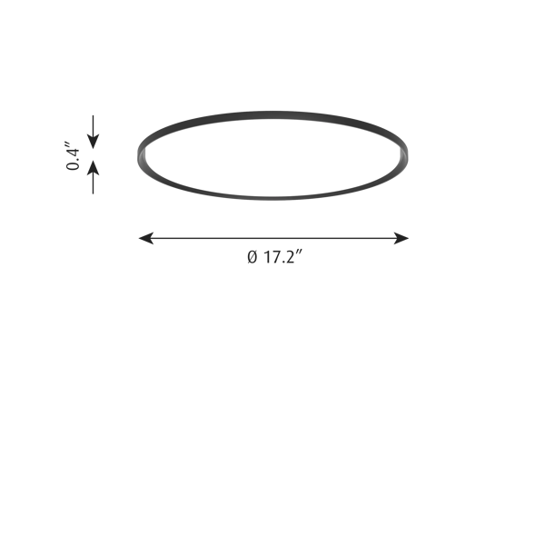 LP Slim Round Recessed dimensions