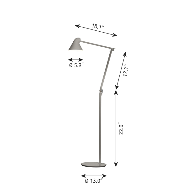 NJP Floor Lamp by Oki Sato | Louis Poulsen