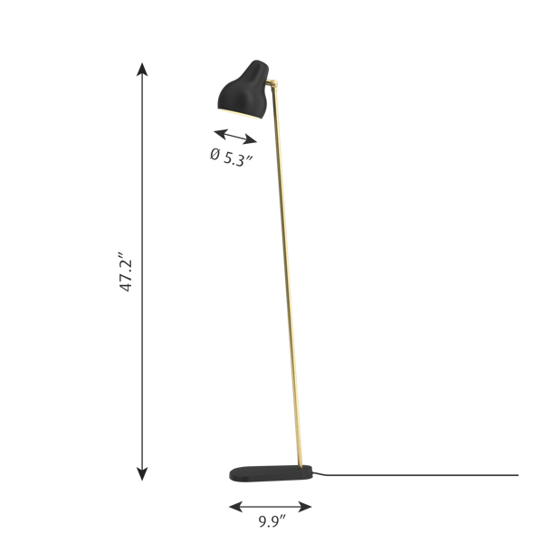 ルイスポールセンlouis poulsen VL38 フロア VL 38 Floor Lamp by Vilhelm Lauritzen | Louis Poulsen