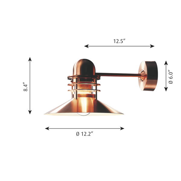 Nyhavn Wall Lamp - Urban Heritage Lighting | Louis Poulsen