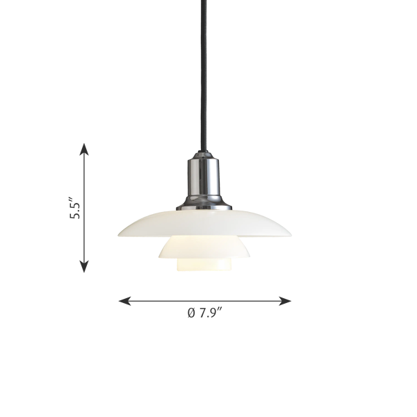 PH 2/1 Pendant Light by Poul Henningsen | Louis Poulsen