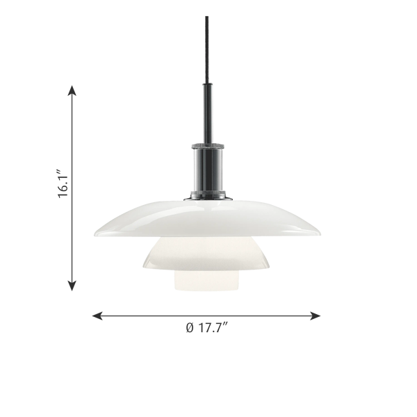 PH 4½-4 Pendant dimensions