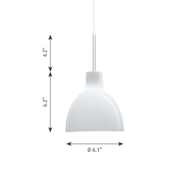 Louis poulsen Toldbod 155 グラスペンダント　2点 Toldbod 155 Glass Pendant | Louis Poulsen