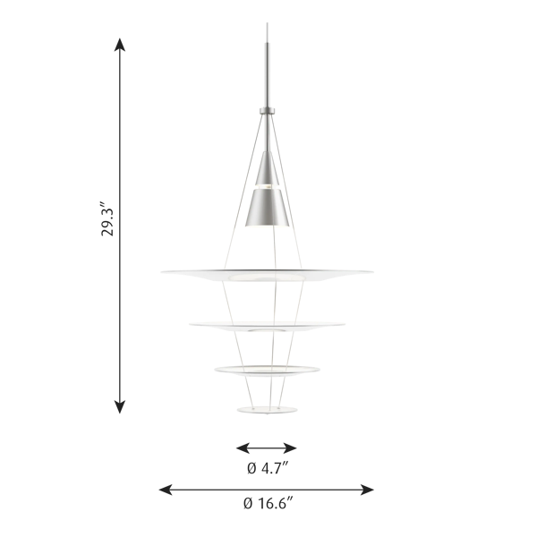 Enigma Pendant dimensions