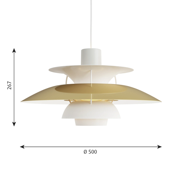 PH 5 Brass | Poul Henningsen | Louis Poulsen