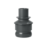 KIPP TRANS.PIECE F/POLE Ø115/60 GRAPH GR