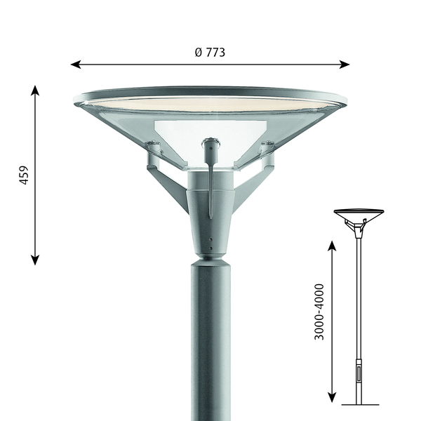 Kipp Post dimensions