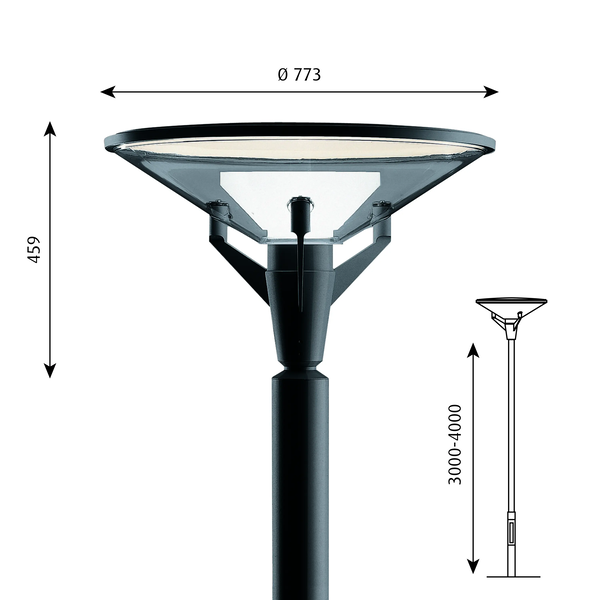 Kipp Post dimensions
