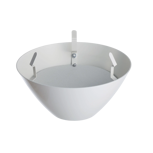 PH SNOWBALL BOTTOMSHADE COMPLET WTH/ROSE