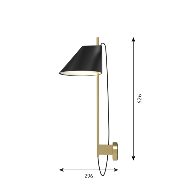 Yuh Wall Lamp dimensions