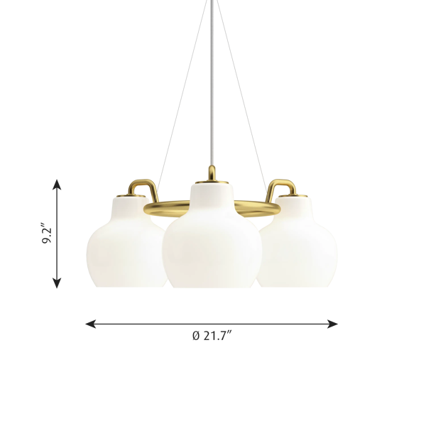 VL Ring Crown 3-5-7 Pendant dimensions