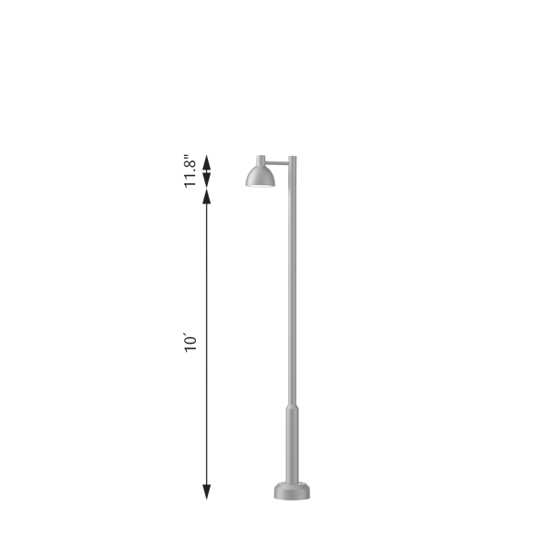 Toldbod Pole (US) dimensions