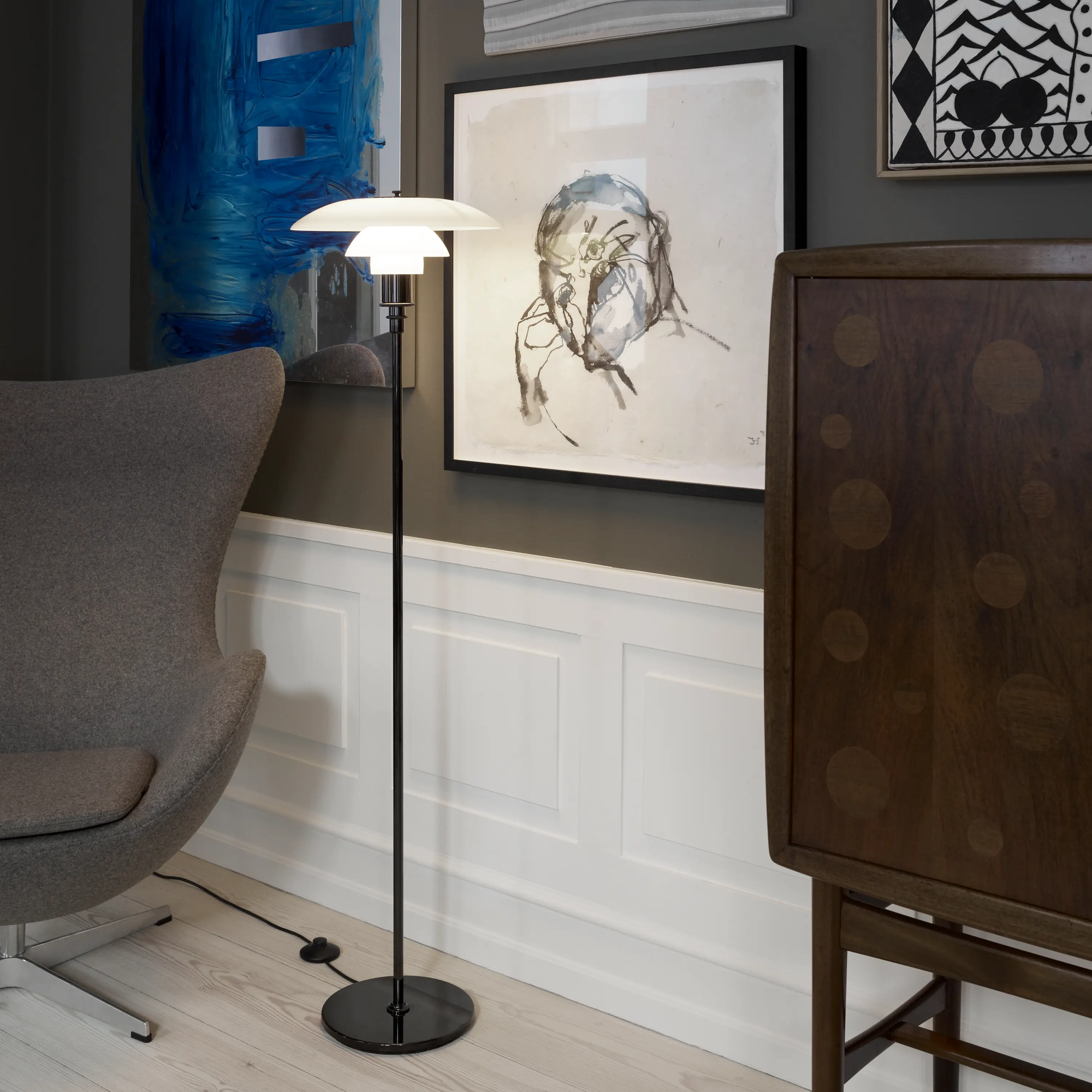 PH 3½-2½ Floor Lamp by Poul Henningsen | Louis Poulsen PH 3½-2½ Floor Lamp by Poul Henningsen | Louis Poulsen