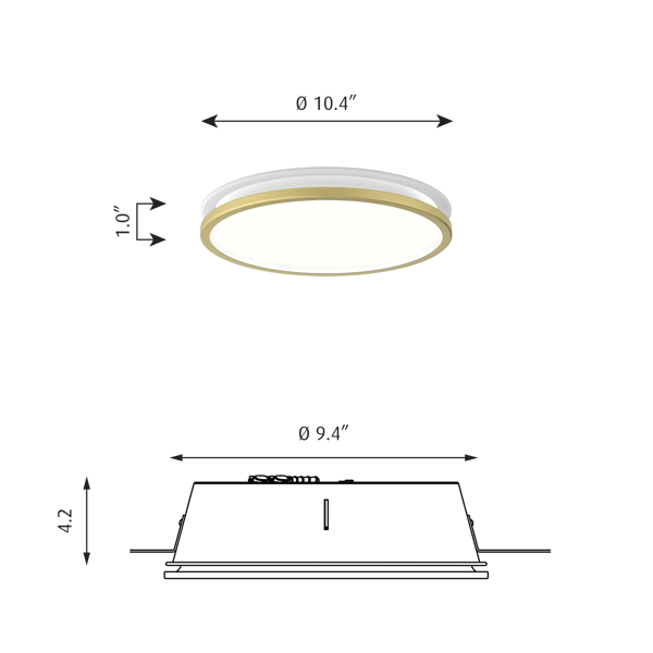 AJ Munkegaard Ceiling Lamp dimensions