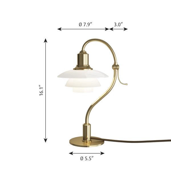 PH 2/2 Question Mark Table Lamp | Louis Poulsen PH 2/2 Question Mark Table Lamp | Louis Poulsen