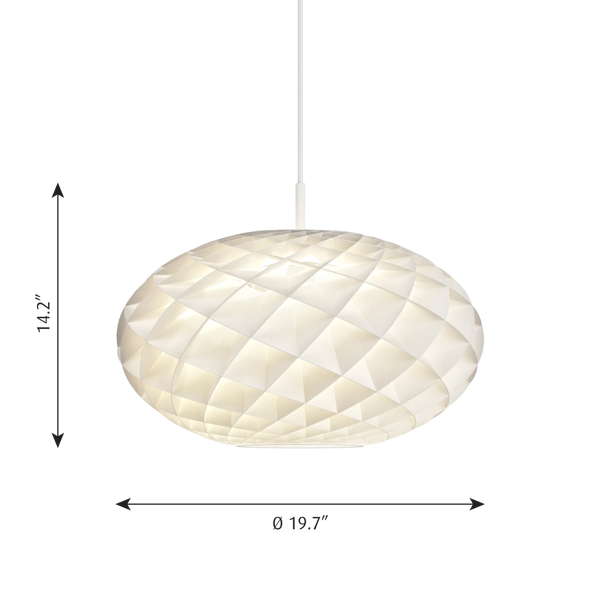 Patera Oval Pendant Light | Louis Poulsen