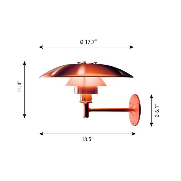 エジソン•ライトハウスEdison Lighthouse 「G.H.」LP PH 4½-3 Outdoor Wall Lamp | Louis Poulsen