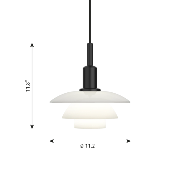 PH 3/3 Pendant dimensions