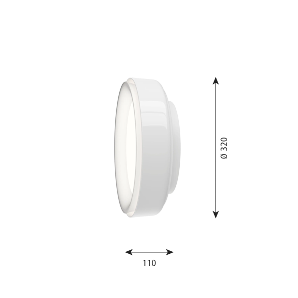 LP Grand Wall Lamp dimensions