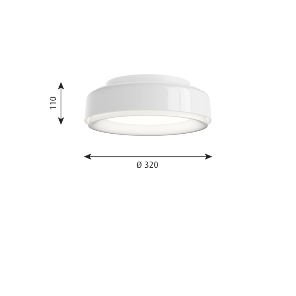 LP Grand Surface Mounted dimensions