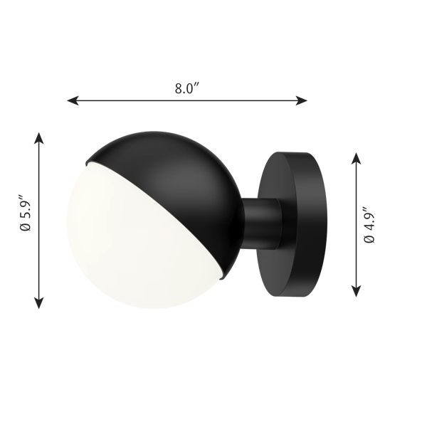 VL Studio Wall Lamp dimensions