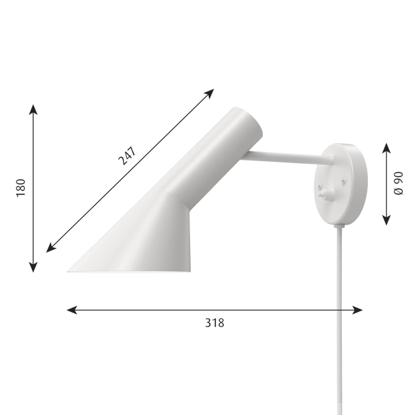 AJ 월 dimensions