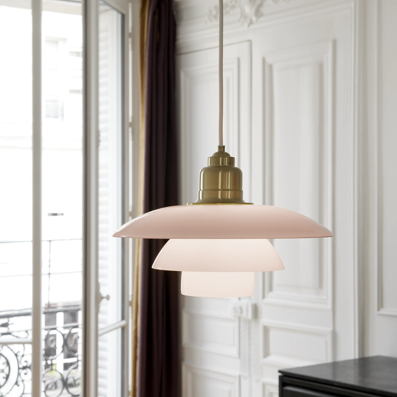 PH 3½-3 Pale Rose Brass Pendant