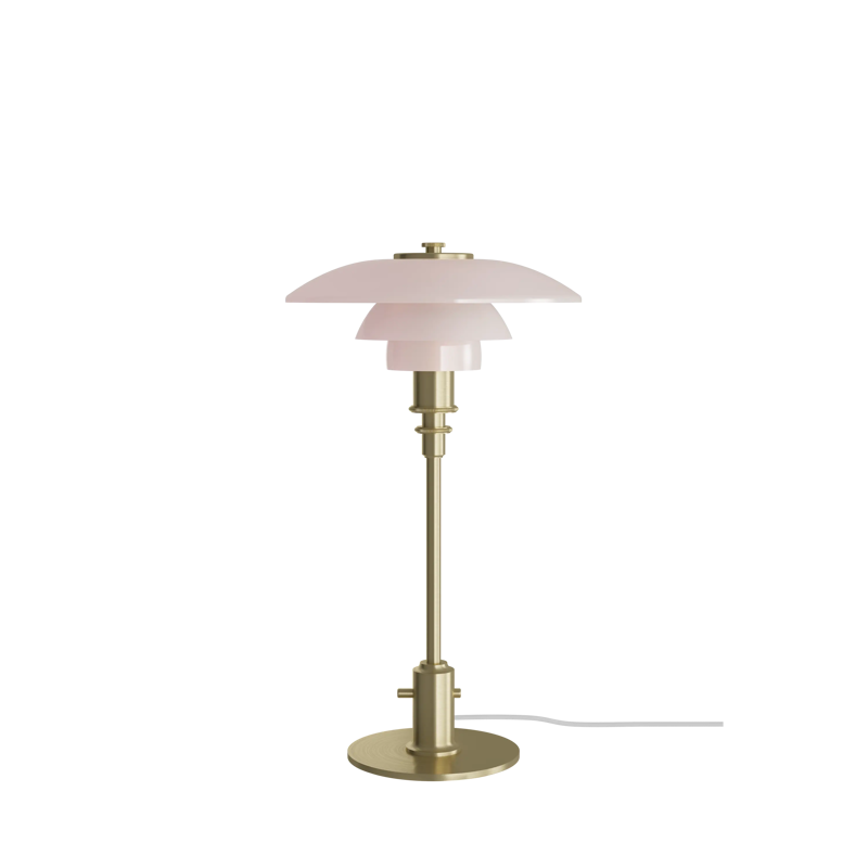 PH 2/1 Pale Rose Brass Table Lamp