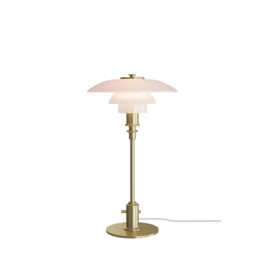 PH 2/1 Pale Rose Brass Table Lamp