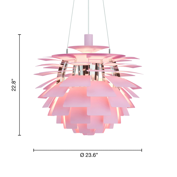 PH Artichoke Pale Rose Pendant Light | Louis Poulsen