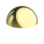PANTHELLA 320 TABLE SHADE BRASS PVD