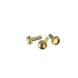 PH 3-3 PEN SHADE SCREW W/NUT BRASS 3 PCS