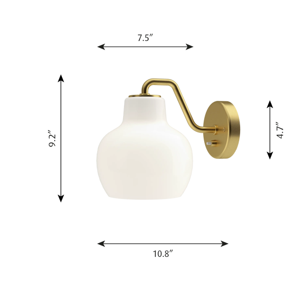 VL Ring Crown 1 Wall Lamp dimensions