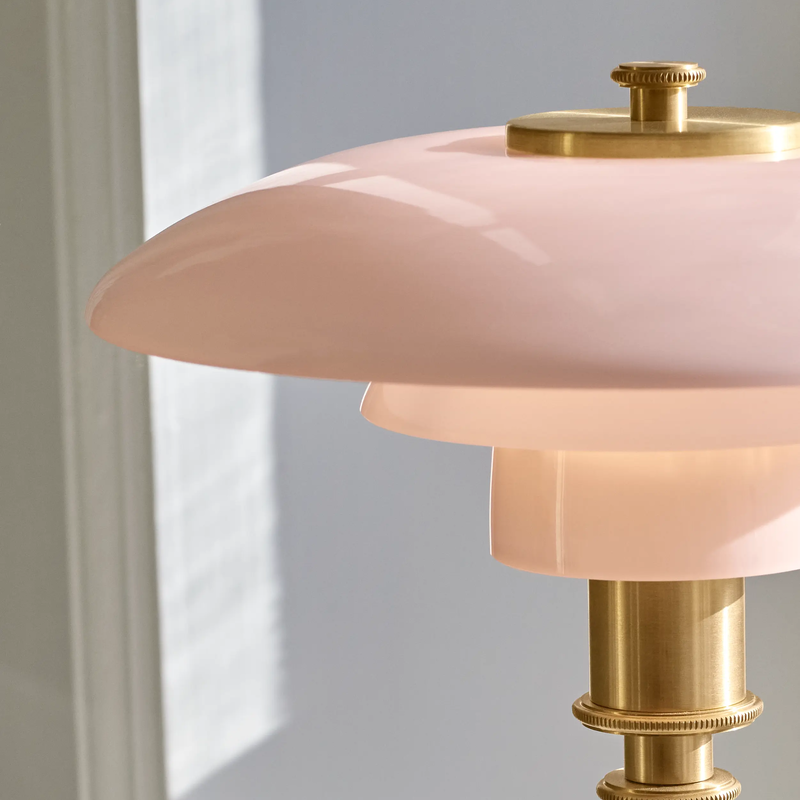 PH 2/1 Pale Rose Brass Table Lamp