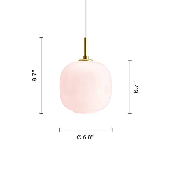 VL 45 Pale Rose Pendant | Danish Design | Louis Poulsen