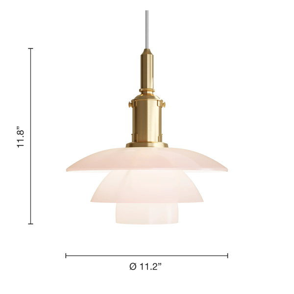 PH 3/3 Pale Rose Pendant | Louis Poulsen