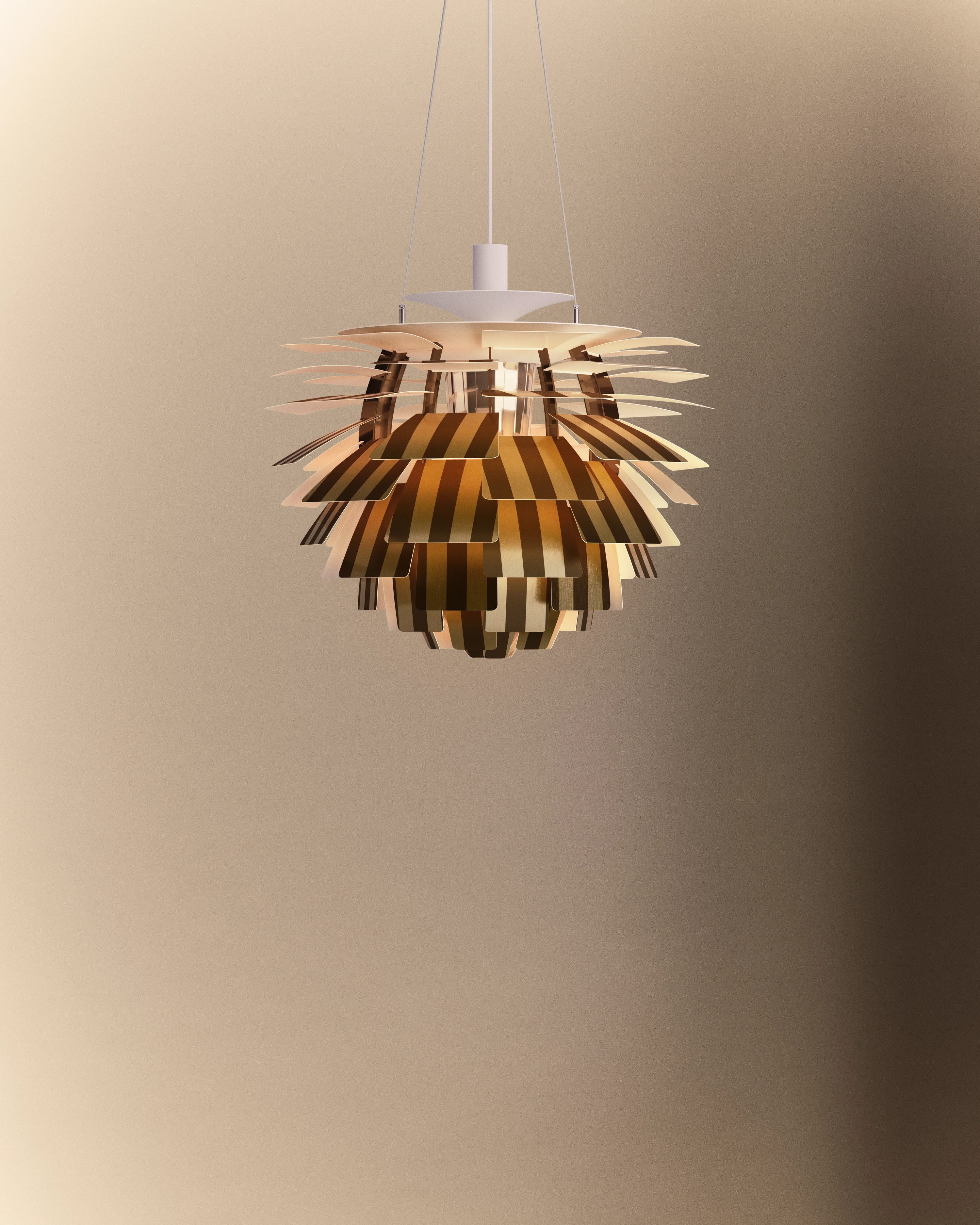 美品 LIGHTING ARUT FALF GENEREPUNIN ゲネレプニン PH Artichoke Pequin Stripes | Poul Henningsen | Louis Poulsen