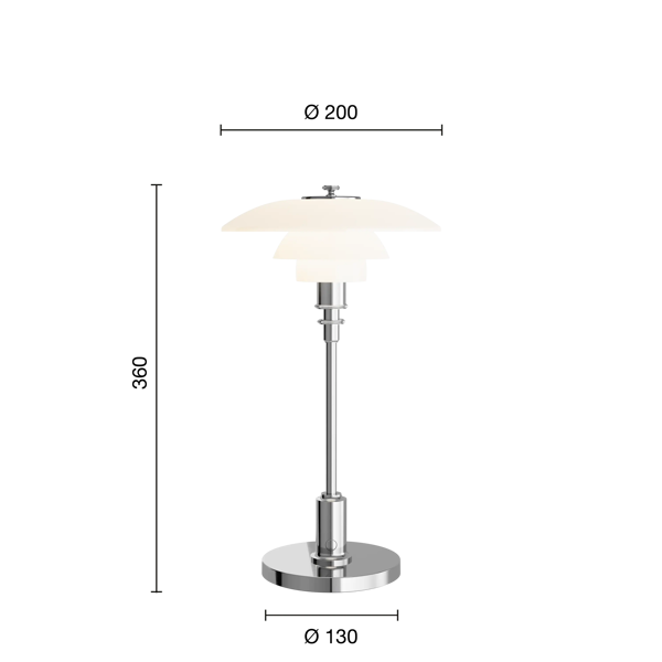 PH 2/1 Portable Lamp | Poul Henningsen | Louis Poulsen PH 2/1 Portable Lamp | Poul Henningsen | Louis Poulsen