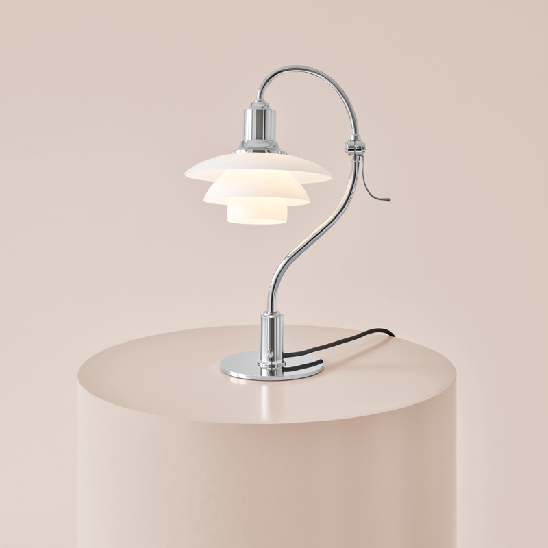 PH 2/2 Question Mark Chrome Table Lamp