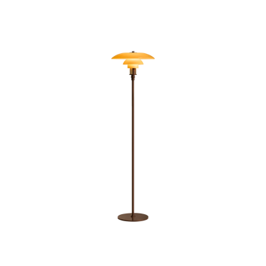 PH 3½-2½ Aged Brass Floor Lamp